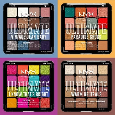 NYX Professional Ultimate Eyeshadow Palette Vintage Jean Baby 0.32oz - New
