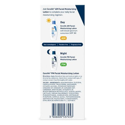 CeraVe PM Moisturizing Lotion Night Cream 3 fl oz - Missing Box