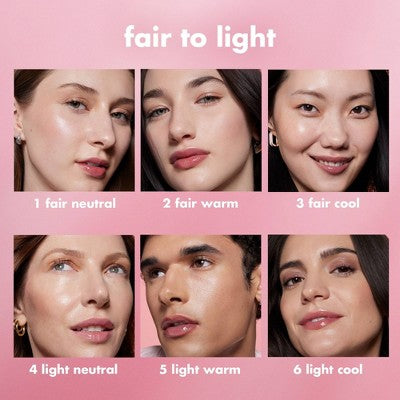 e.l.f. Halo Glow Skin Tint Foundation Mineral SPF 50 2 Fair Warm 1 fl oz - Imperfect Box