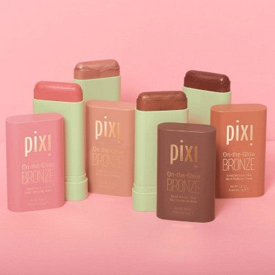 Pixi On The Glow Bronze Tinted Moisturizer Stick Bronzer Beach Glow 0.6oz - Imperfect Box