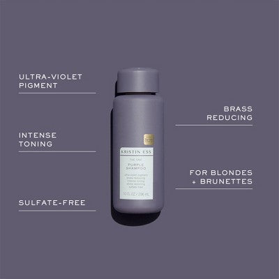 Kristin Ess Color Safe Purple Shampoo + Signature Conditioner Set 20 fl oz - New