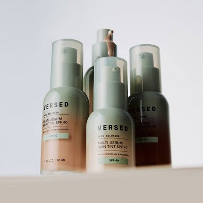 Versed Skin Solution Multi-Serum Skin Tint Foundation SPF 40 4W 1 fl oz - Imperfect Container