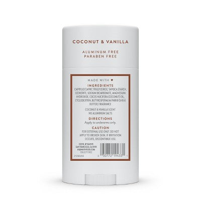 Native Solid Deodorant for Men Coconut & Vanilla 2.65oz - New