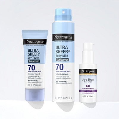 Neutrogena Ultra Sheer Sunscreen SPF 70 2pk/88ml - Missing Box