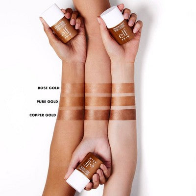 e.l.f. SKIN Bronzing Drops Rose Gold 1 fl oz - Imperfect Box