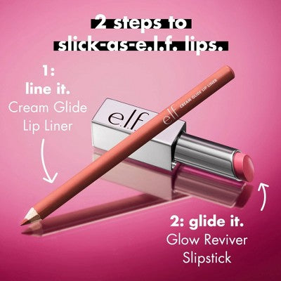 e.l.f. Glow Reviver Slipstick Pink-Me Energy 0.11oz - Imperfect Box