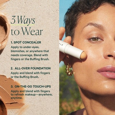 Well People Supernatural Complexion Stick Foundation Concealer 32 Tan Neutral 0.28oz - Imperfect Box