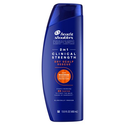 Head & Shoulders Clinical Strength Dry Scalp Rescue 2-in-1 13.5 fl oz - New