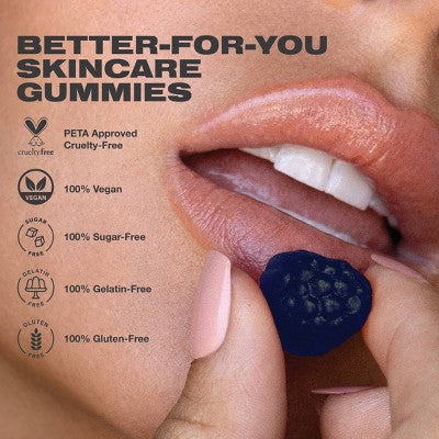 Imarais Beauty Clarity Anti-Blemish Gummies Vegan and Sugar-Free 30ct - Imperfect Container