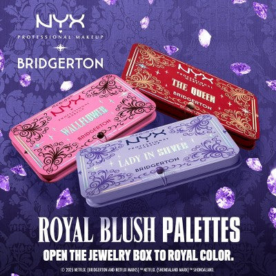 NYX Professional Makeup Bridgerton Royal Blush Buttermelt Blush Palette 1 kit - Imperfect Box