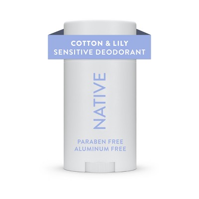 Native Sensitive Solid Deodorant Cotton & Lily  2.65oz - Imperfect Container