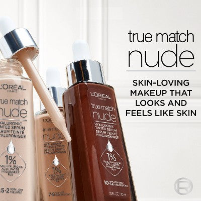 L'Oreal Paris True Match Hyaluronic Tinted Serum 1-2.5 Rosy Light 1 fl oz - Imperfect Container