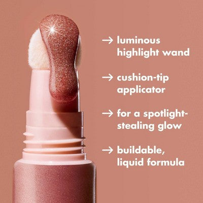 e.l.f. Halo Glow Highlight Beauty Wand Pink Prism 0.33 fl oz - Imperfect Box