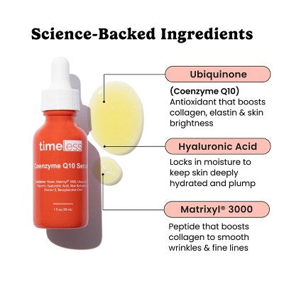 Timeless Skin Care Coenzyme Q10 Serum Refill 4 fl oz - Imperfect Box