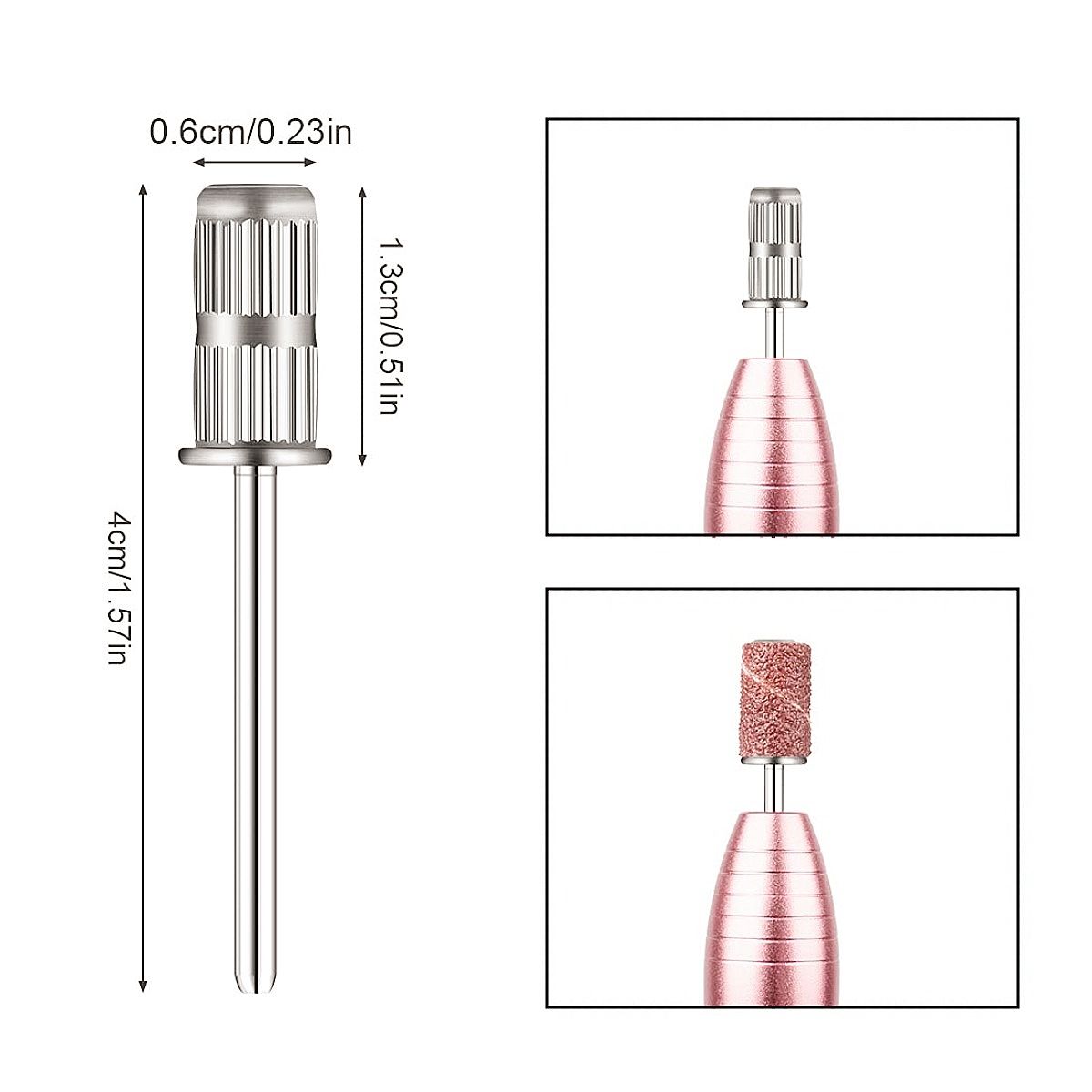 Sanding Bands for Nail Drill Shaft 3/32 inch,Drill Bits for Nails, Mandrel Bit for Nails-1