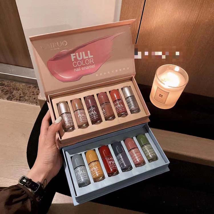 Macaron Color Set Water-based Nail Polish Set-2