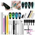 25 PCS NAIL ART CAT EYE DESING MAGNET SET #01-0