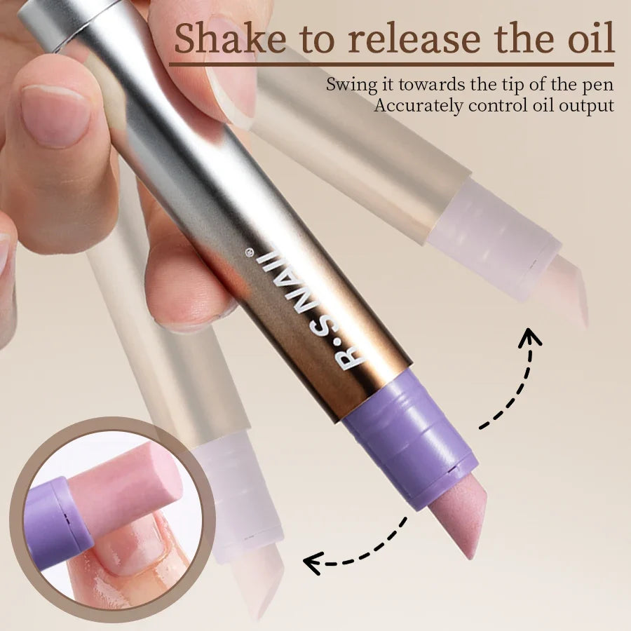 NNL Marketplace - 3-in-1 Cuticle Oil Pen with Ceramic Nail Pusher