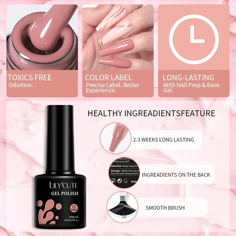 NNL Marketplace - LILYCUTE Gel Polish Set (6pc)