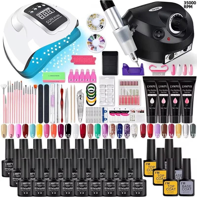 NNL Marketplace - Nail Polish Kit with UV Lamp