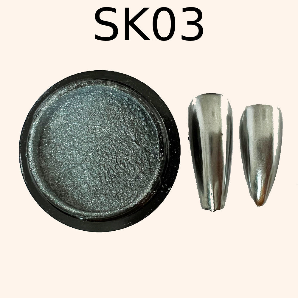 Chrome Mirror Effect Powder Pearl “Kvadrat”-3
