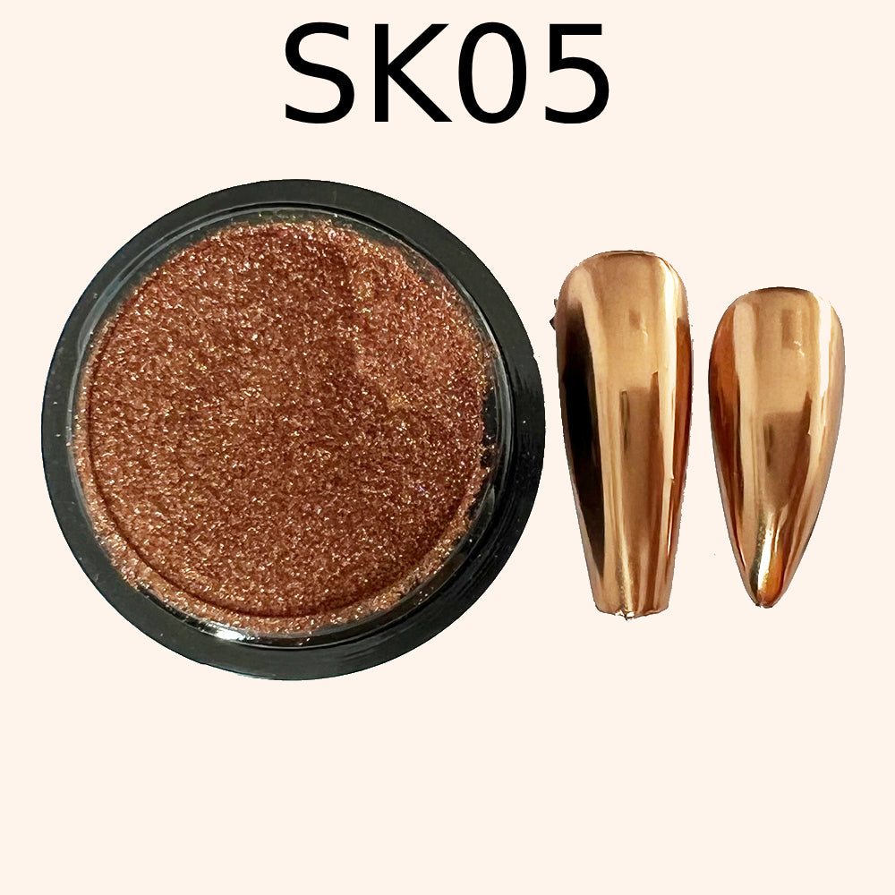 Chrome Mirror Effect Powder Pearl “Kvadrat”-5