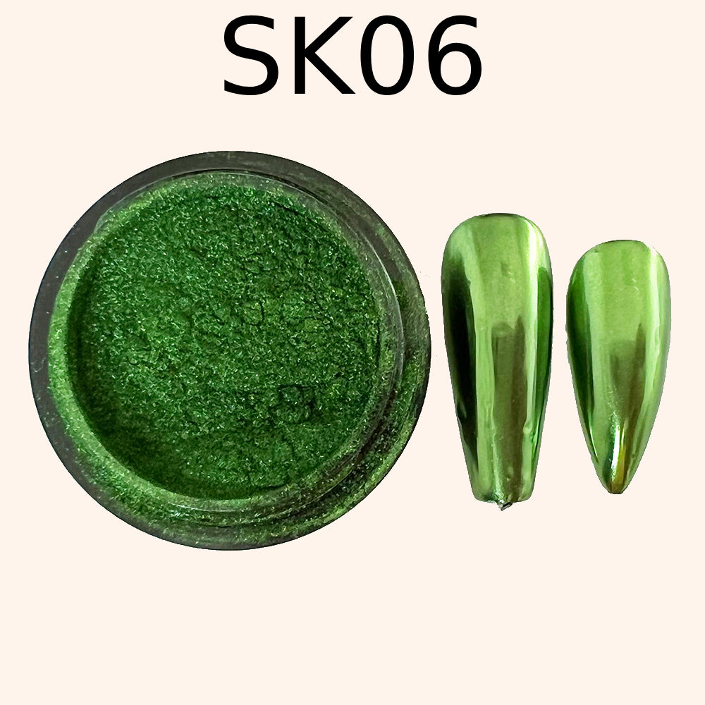 Chrome Mirror Effect Powder Pearl “Kvadrat”-6