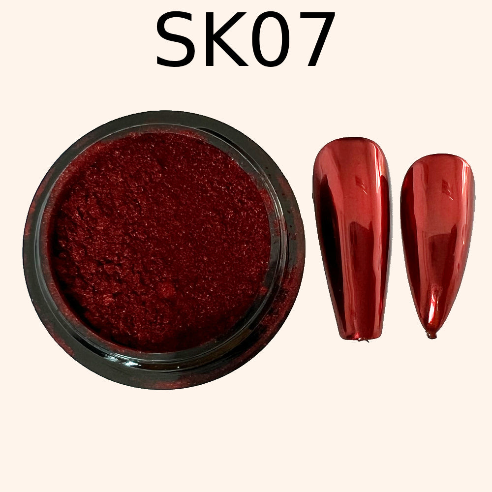Chrome Mirror Effect Powder Pearl “Kvadrat”-7