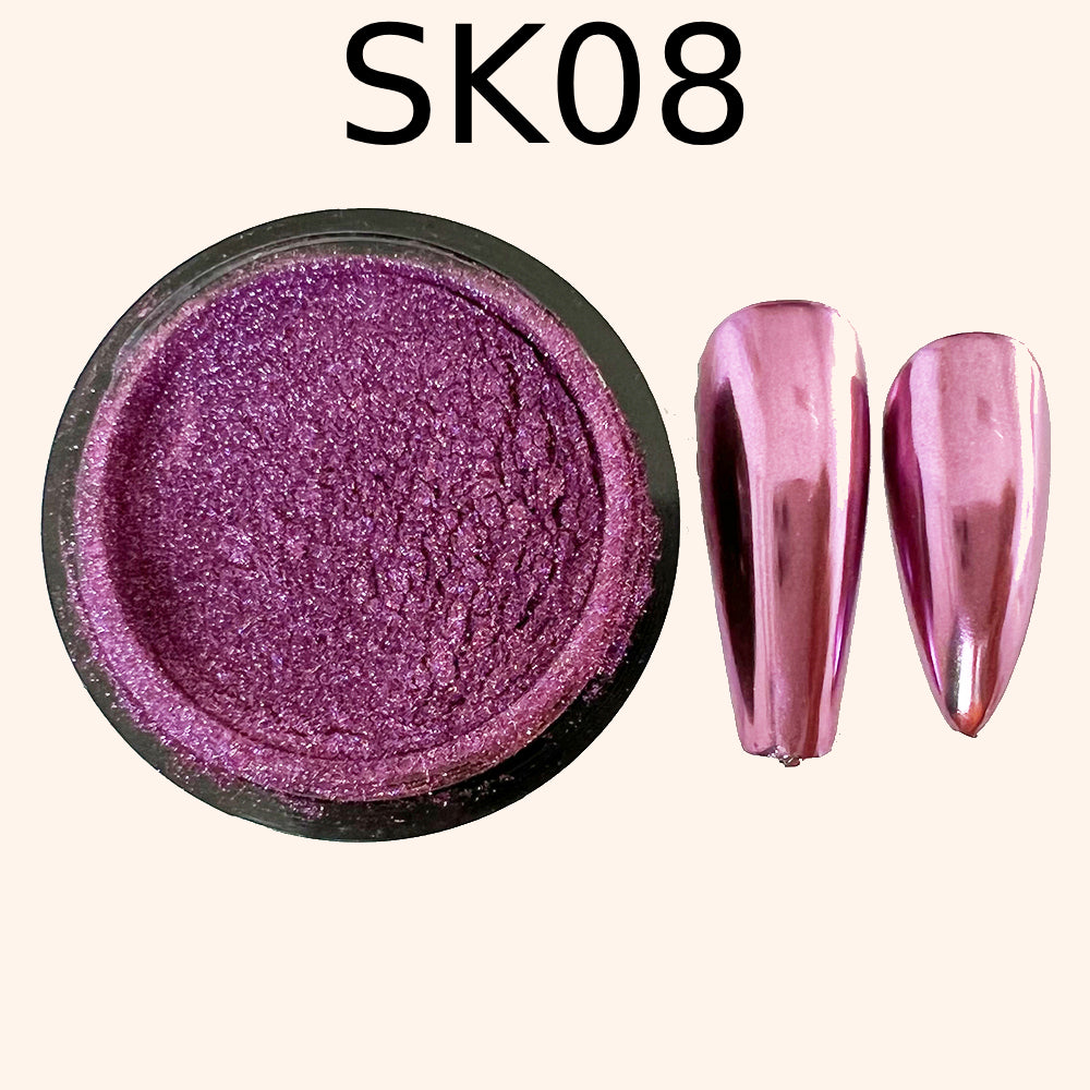 Chrome Mirror Effect Powder Pearl “Kvadrat”-8