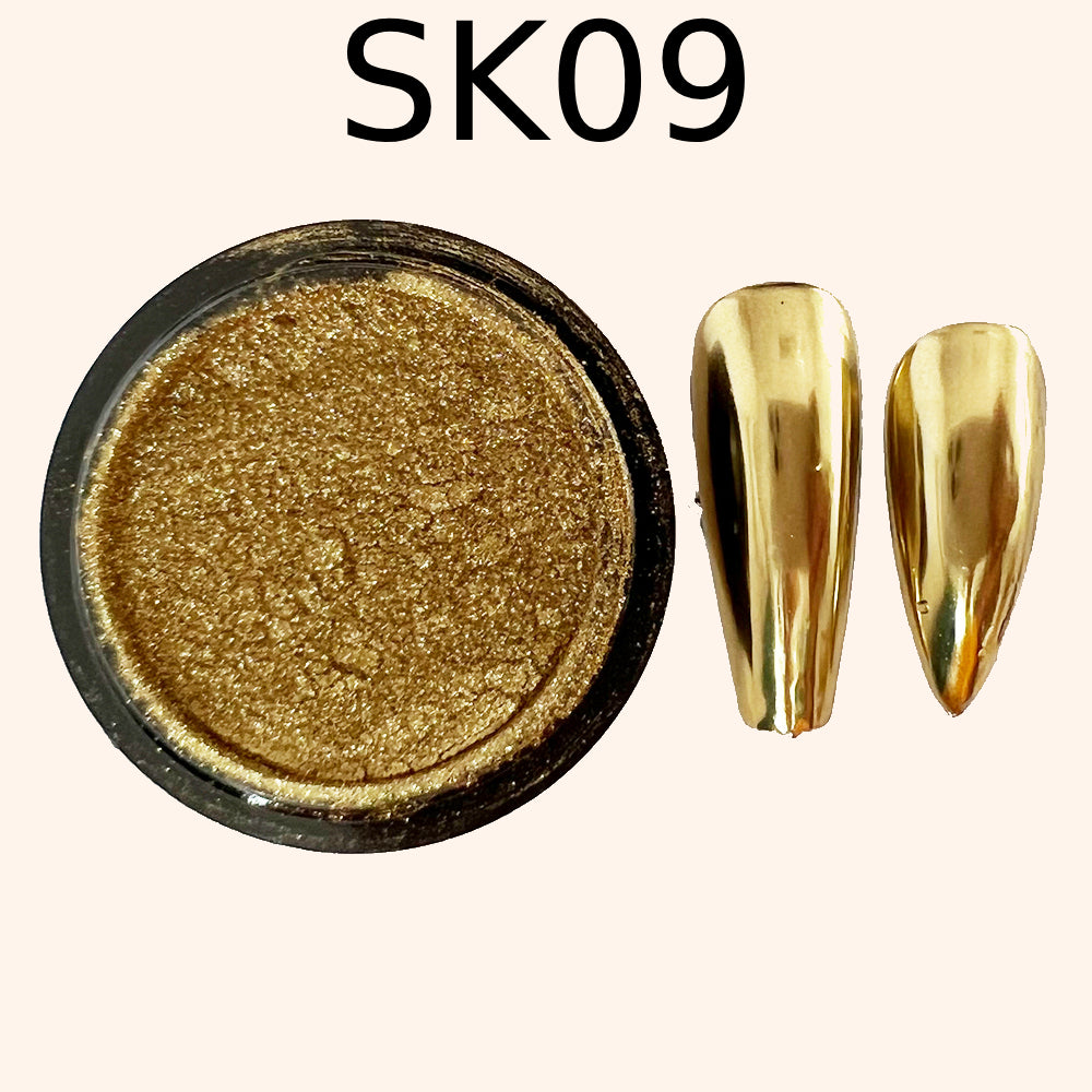 Chrome Mirror Effect Powder Pearl “Kvadrat”-9