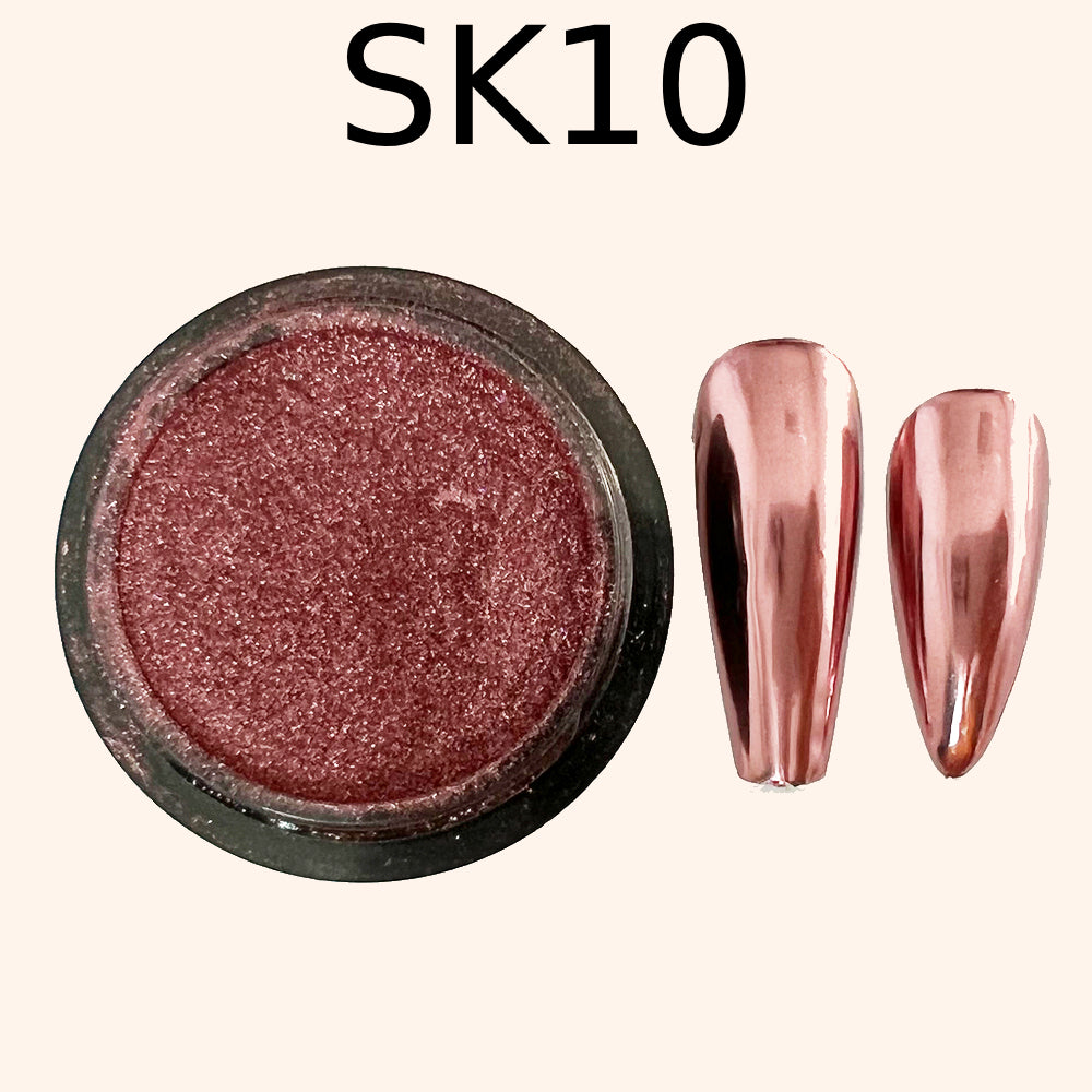 Chrome Mirror Effect Powder Pearl “Kvadrat”-10