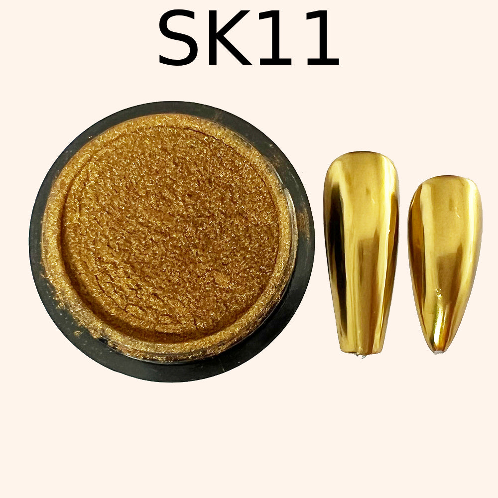 Chrome Mirror Effect Powder Pearl “Kvadrat”-11