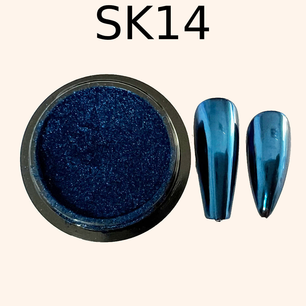 Chrome Mirror Effect Powder Pearl “Kvadrat”-14