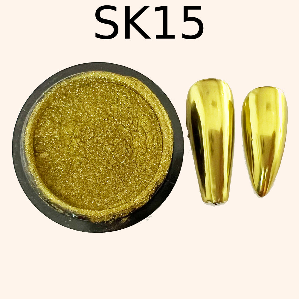 Chrome Mirror Effect Powder Pearl “Kvadrat”-15