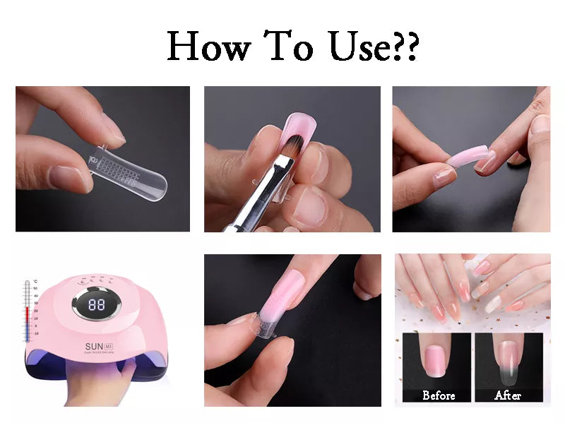 UPPER/DUAL NAIL FORMS #3 FOR ACRYGEL, POLYGEL 120pc-1