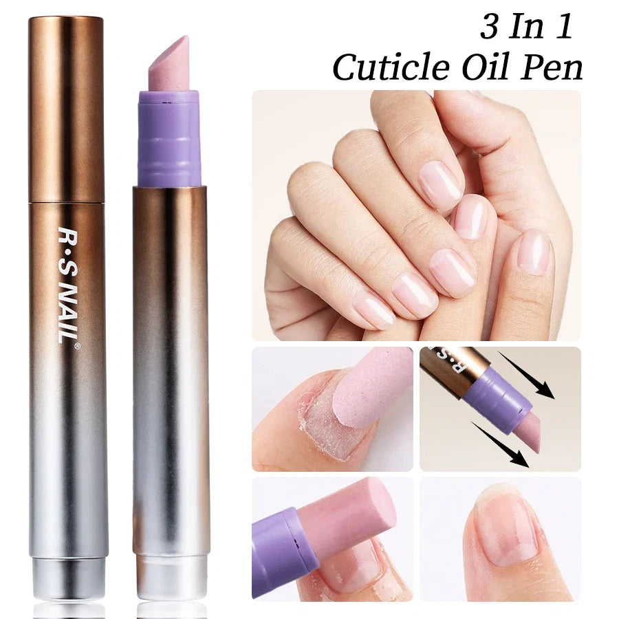 NNL Marketplace - 3-in-1 Cuticle Oil Pen with Ceramic Nail Pusher