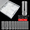 UPPER/DUAL NAIL FORMS #3 FOR ACRYGEL, POLYGEL 120pc-0