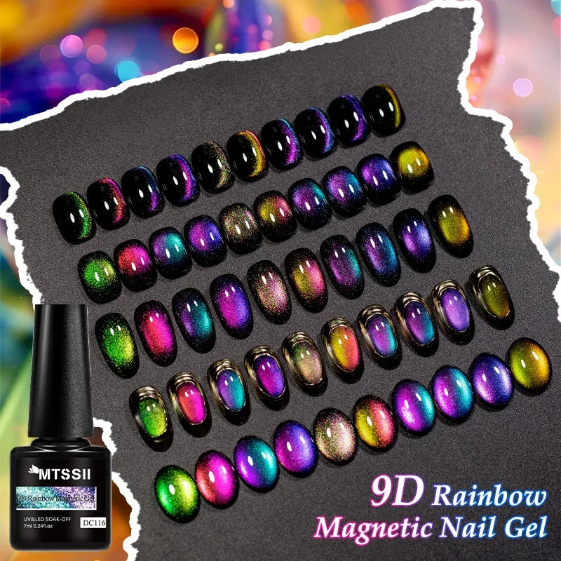 NNL Marketplace - 9D Rainbow Cat Gel Polish