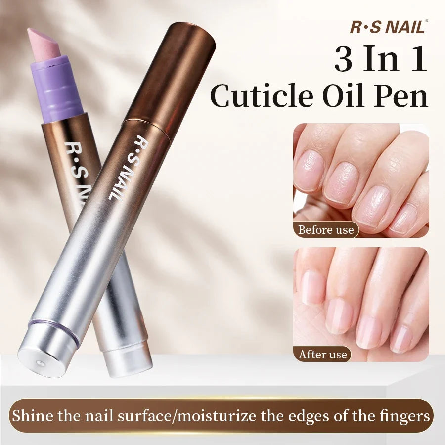 NNL Marketplace - 3-in-1 Cuticle Oil Pen with Ceramic Nail Pusher