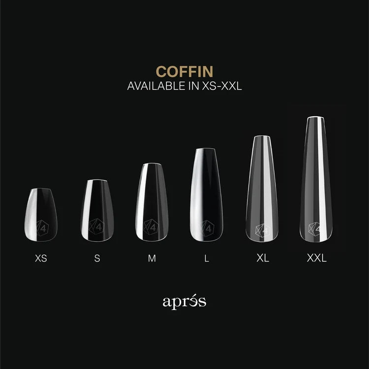 Apres - Gel-X Sculpted Coffin Short Box of Tips 2.0, 600pcs-4