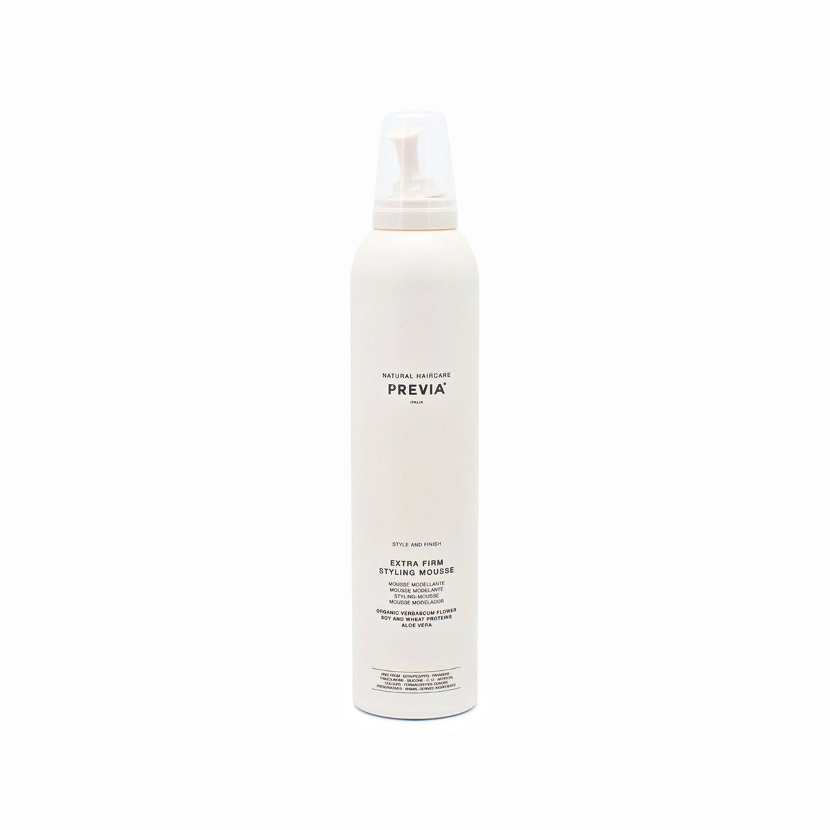 PREVIA Style and Finish Extra Firm Styling Mousse 10.14oz - Imperfect Container