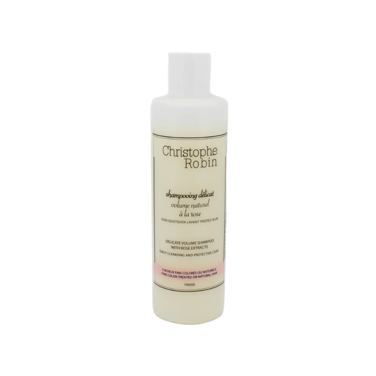 Christophe Robin Delicate Volume Shampoo w Rose Extracts 8.33oz - New
