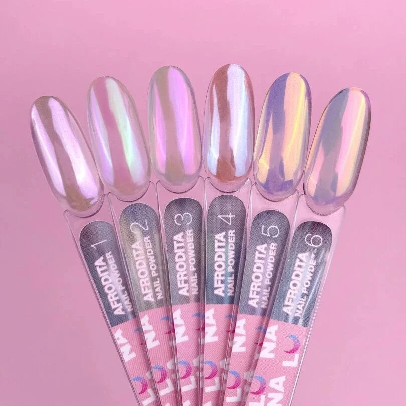 Afrodita Nail Powder Set (6pcs) - LUNA-2
