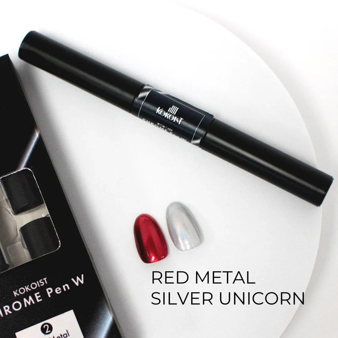 Kokoist - Chrome Pen W 02 Red Metal x Silver Unicorn-0