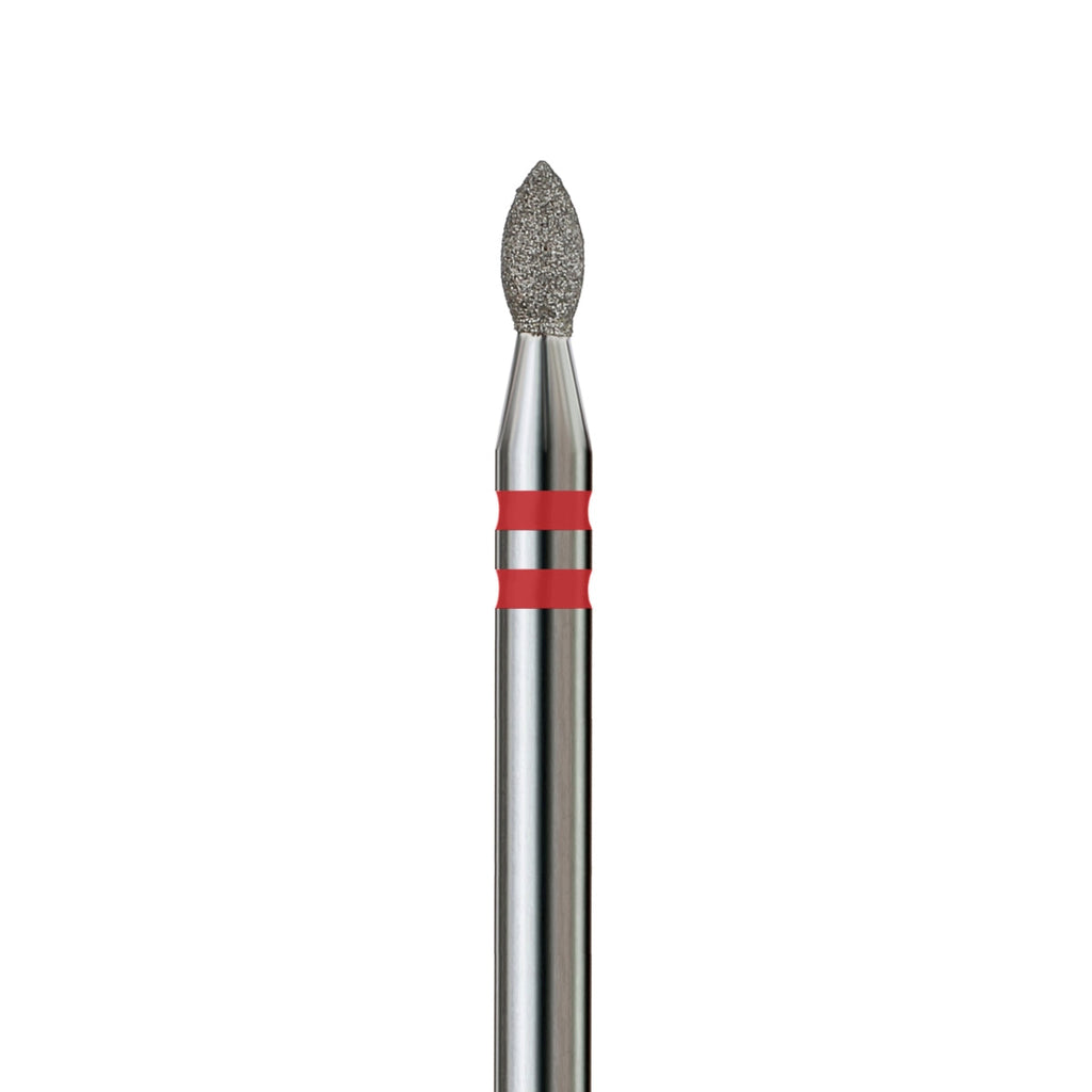 KVADRO Diamond Nail Drill Bit – Bud 0.21 mm – Red (#622)-0