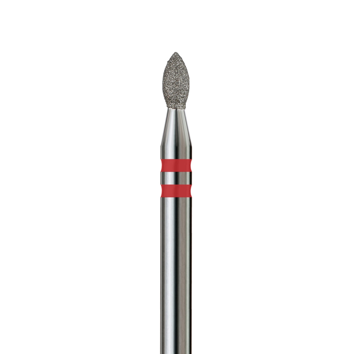 KVADRO Diamond Nail Drill Bit – Bud 0.21 mm – Red (#622)-0