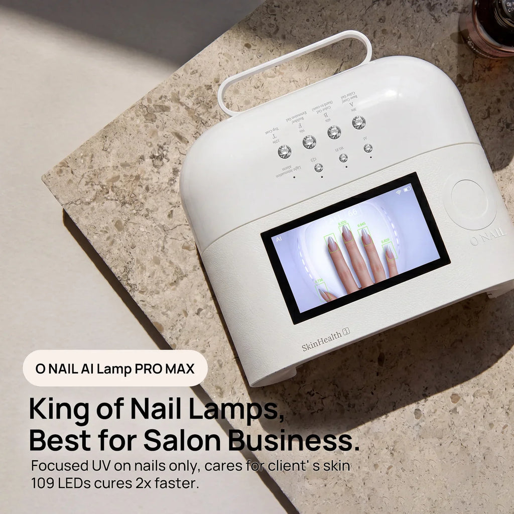 O Nail - AI Nail Lamp & Nail Drill & Dust Collector Bundle White