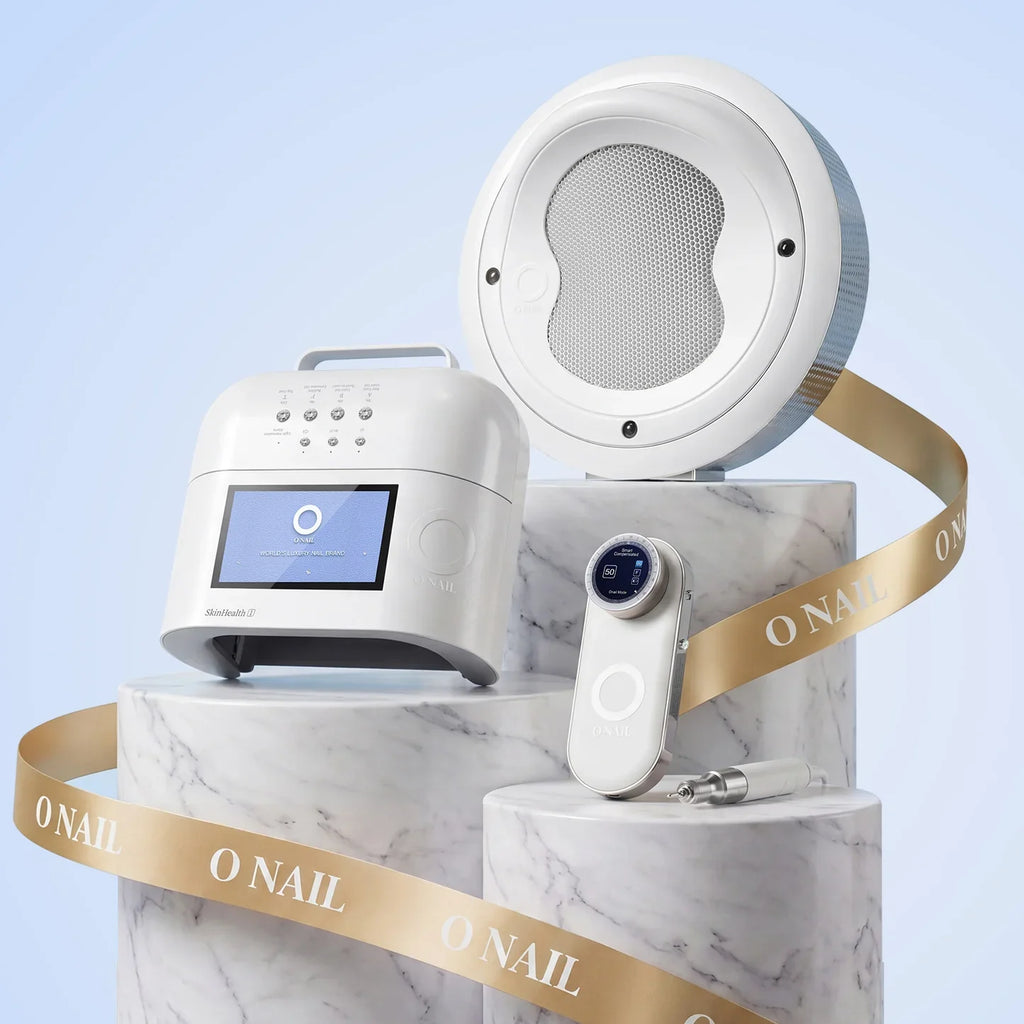 O Nail - AI Nail Lamp & Nail Drill & Dust Collector Bundle White
