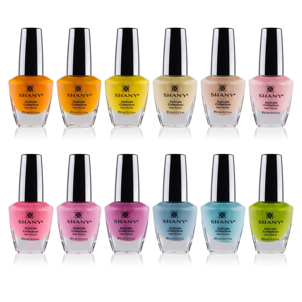12 Colors DIY Trendy Nail Polish Set-4
