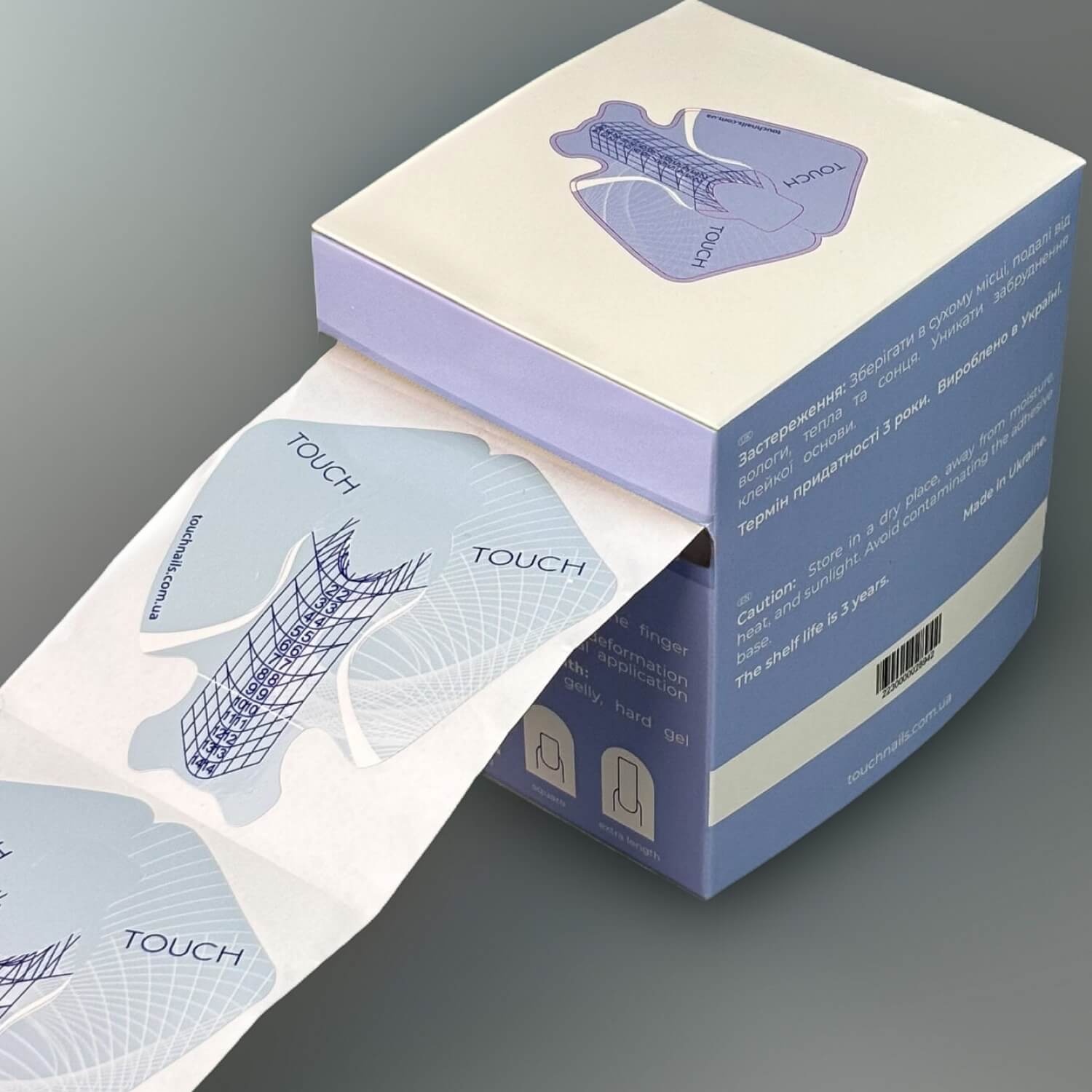 TOUCH - Universal Nails Forms, 300pcs-3